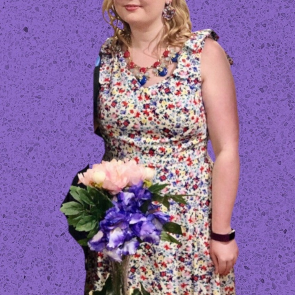Liz Claiborne Floral Dress ♥️🌼💜🌸💙 - Picture 14 of 15